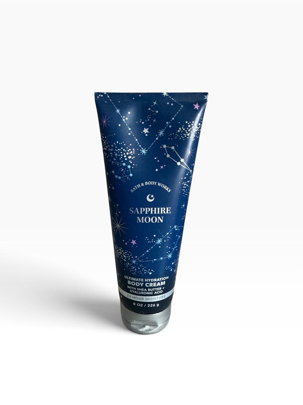Bath and body works Sapphire moon body cream w shea butter +hyaluronic acid 8 oz